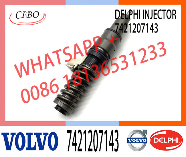 diesel fuel injector 21569191 21207143 7421207143 21582103 for VOL TRUCKS D11C common rail injector 21569191 BEBE4J000