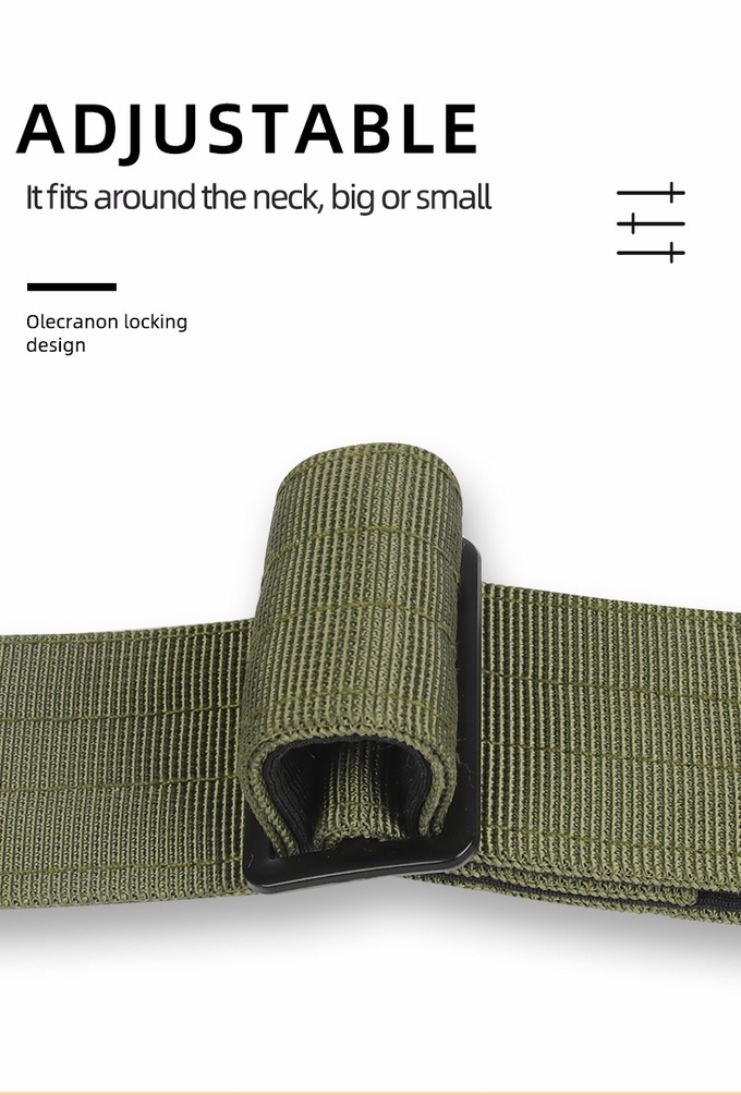 Tactical Dog Collars And Leashes For Medium To Large Dogs In Black