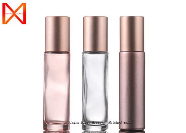 Excellent Permeability Pink Fint Essential Oil Glass Bottle Eliminate Reclaimed