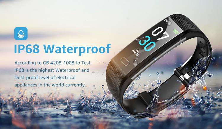 TPU Strap Bluetooth Smart Bracelet BLE5.0 210mm Wristband