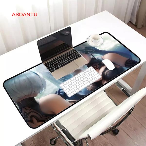 Office Home Keyboard Mats Mouse Hemmed Edge Sublimation Sexy Breast Girl 30X80 Gamer Mouse Pads Custom Logo