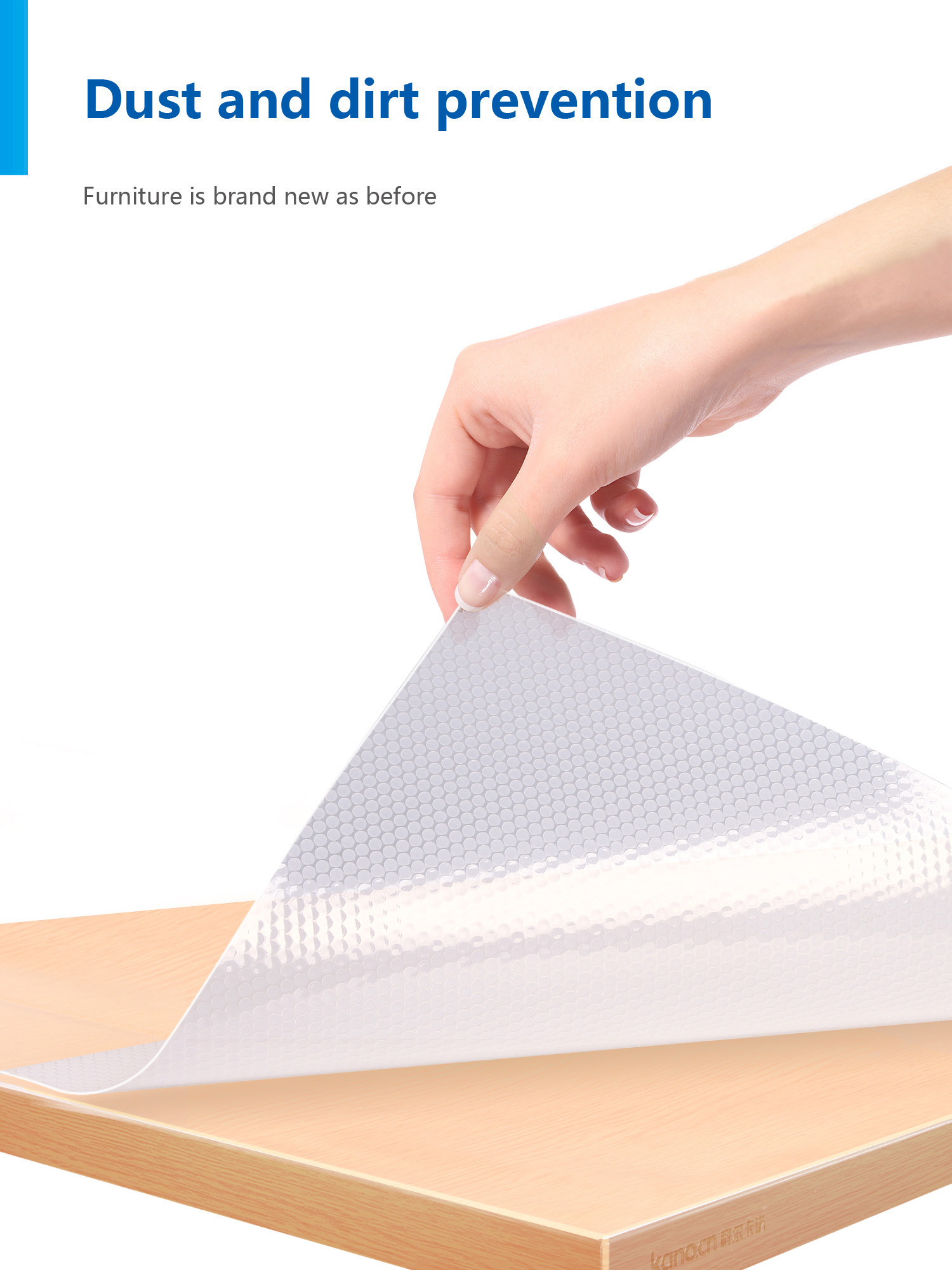 Sustainable Ribs Pattern Anti Slip Tray Liner for Kitchen Cabinet Drawer Wardrobe Shelf