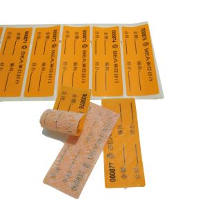 PET Material VOID Security Labels , Custom Tamper Proof Warranty Labels