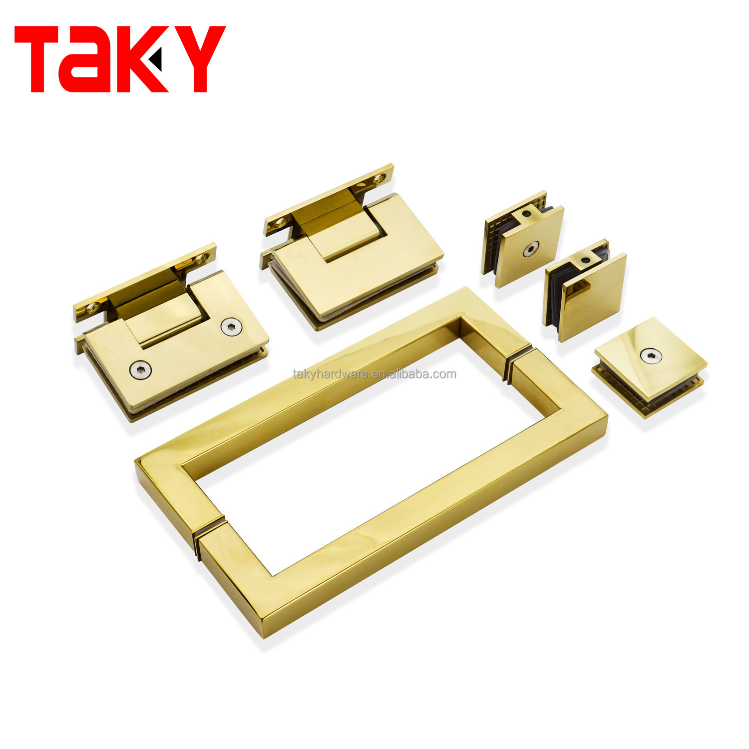 Glass and Wooden Door Handle for Office Sided Push Pull Puxadores para Porta de Vidros