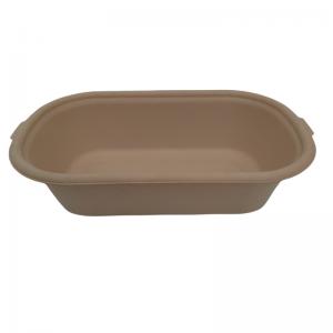 China Biodegradable Plastic Blister Tray Sugarcane Pulp Tray Disposable Recyclable on sale