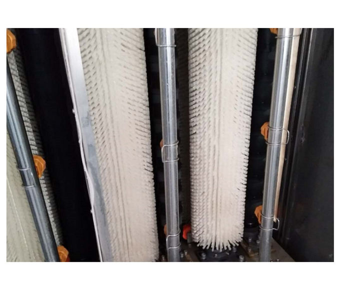 0.1mm Brushes 45m/Min Vertical Glass Washing Machine