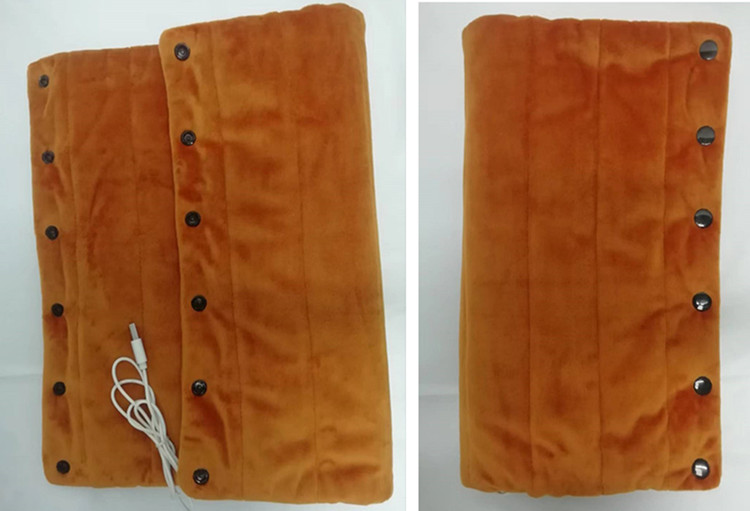 Polyester / Cotton Heated Office Chair Pad Removable and Washable