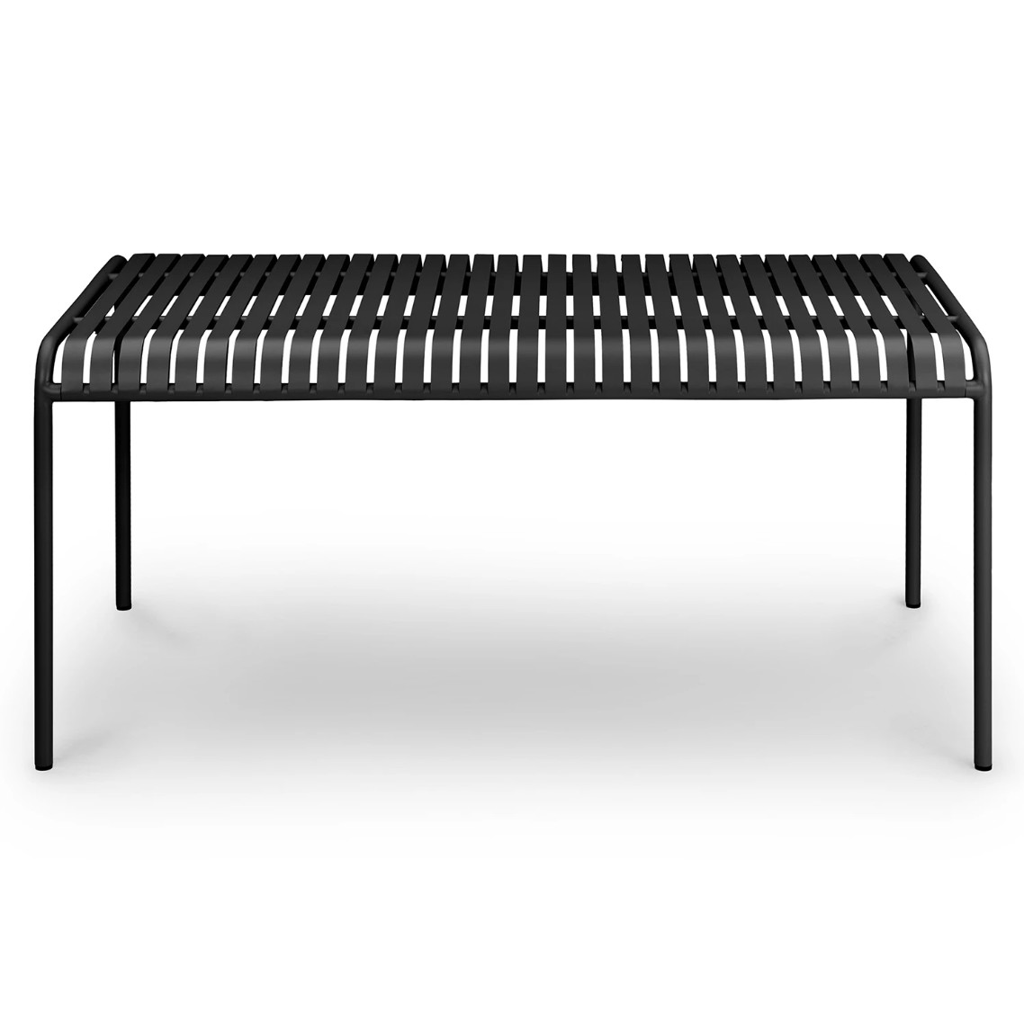 5 Star Hotel Minimalist Style Outdoor Black Dinning Table For 6