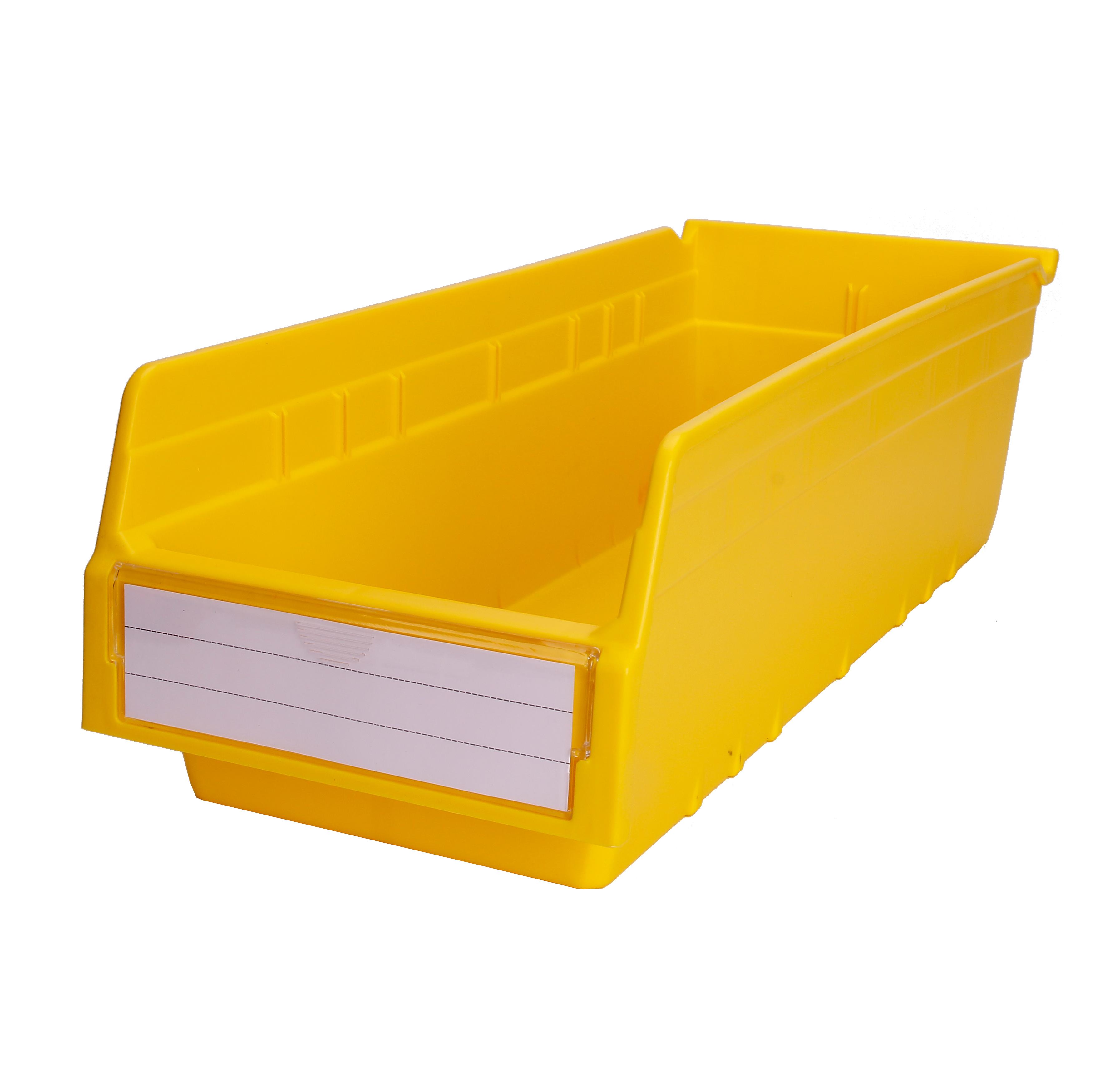 Organize Small Parts with Durable PP Bins and Stacking Design in Solid Box Style