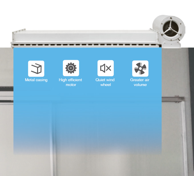 3200CFM 550W Metal Casing Cold Room Air Curtain