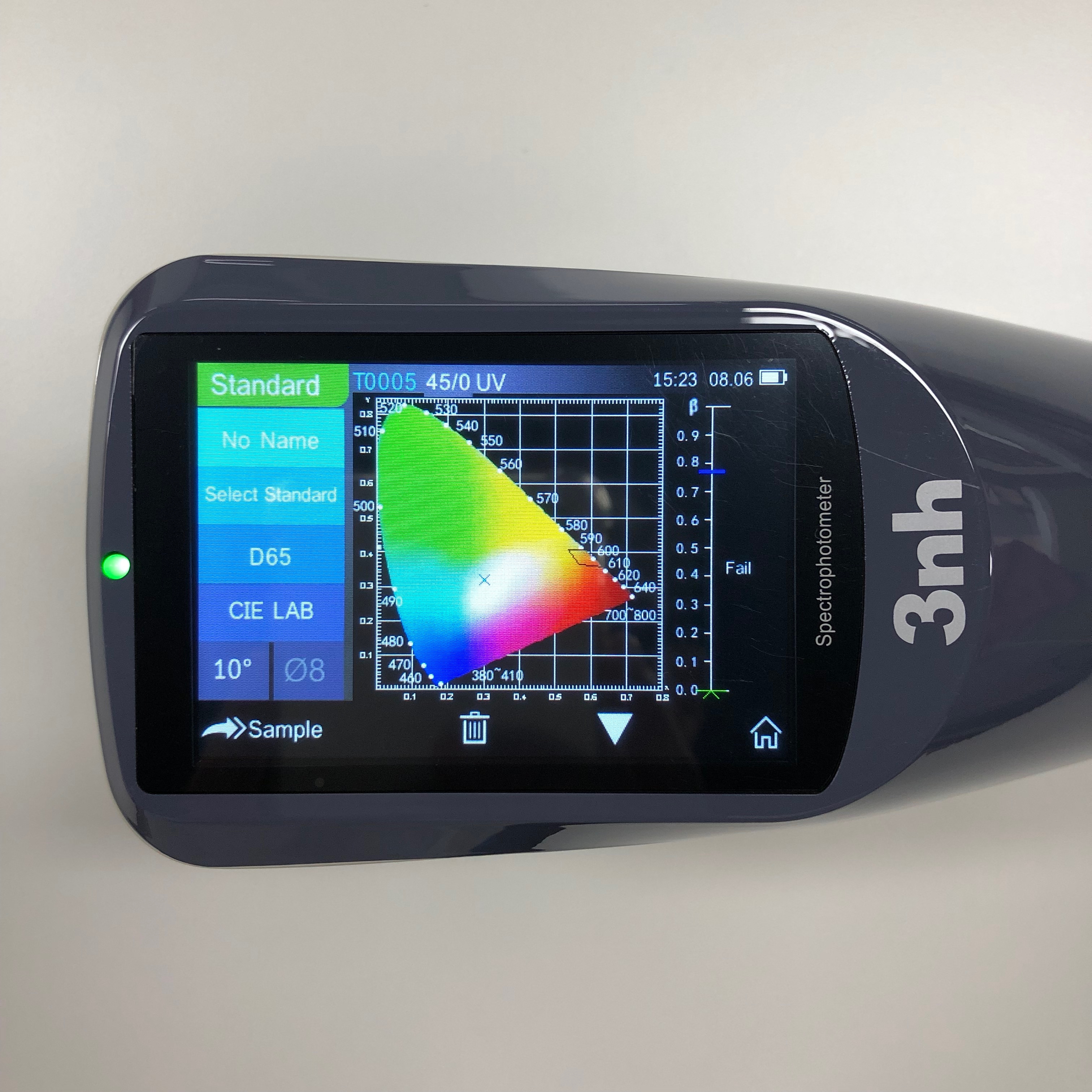 Car paint checker Spectrophotometer 3NH YS4560 45/0 Compared To Konica Minolta CM25CG
