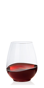 Plastic wine glasses