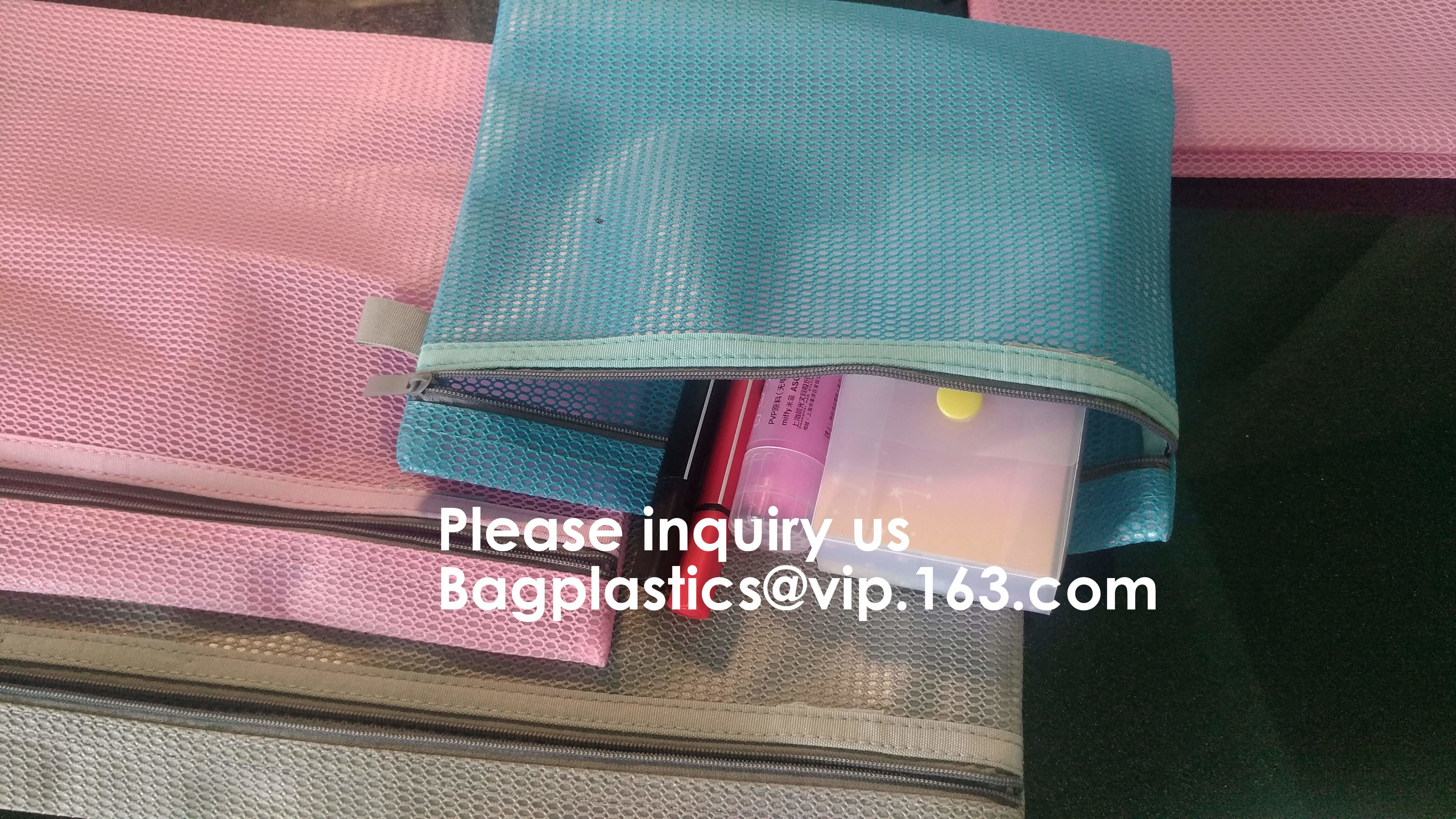 Resealable Clear Reclosable Stand Up Pouches Plastic Seal Zip Lock Bags Poly Bag,gridding document zip bag with metal ho
