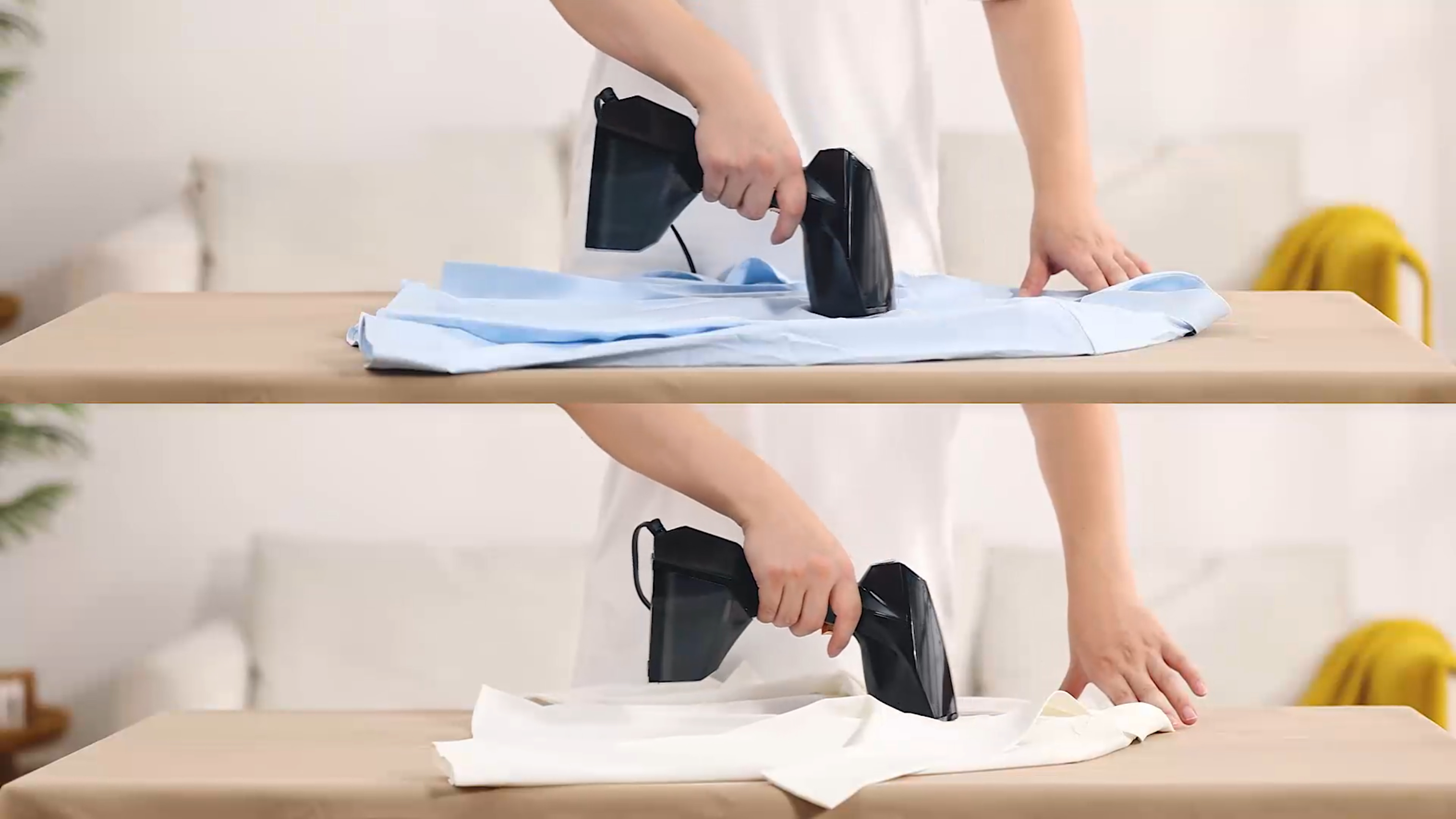 Portable Vertical Garment Steamer 2000W Handheld Clothes Steamer with Hair Brush