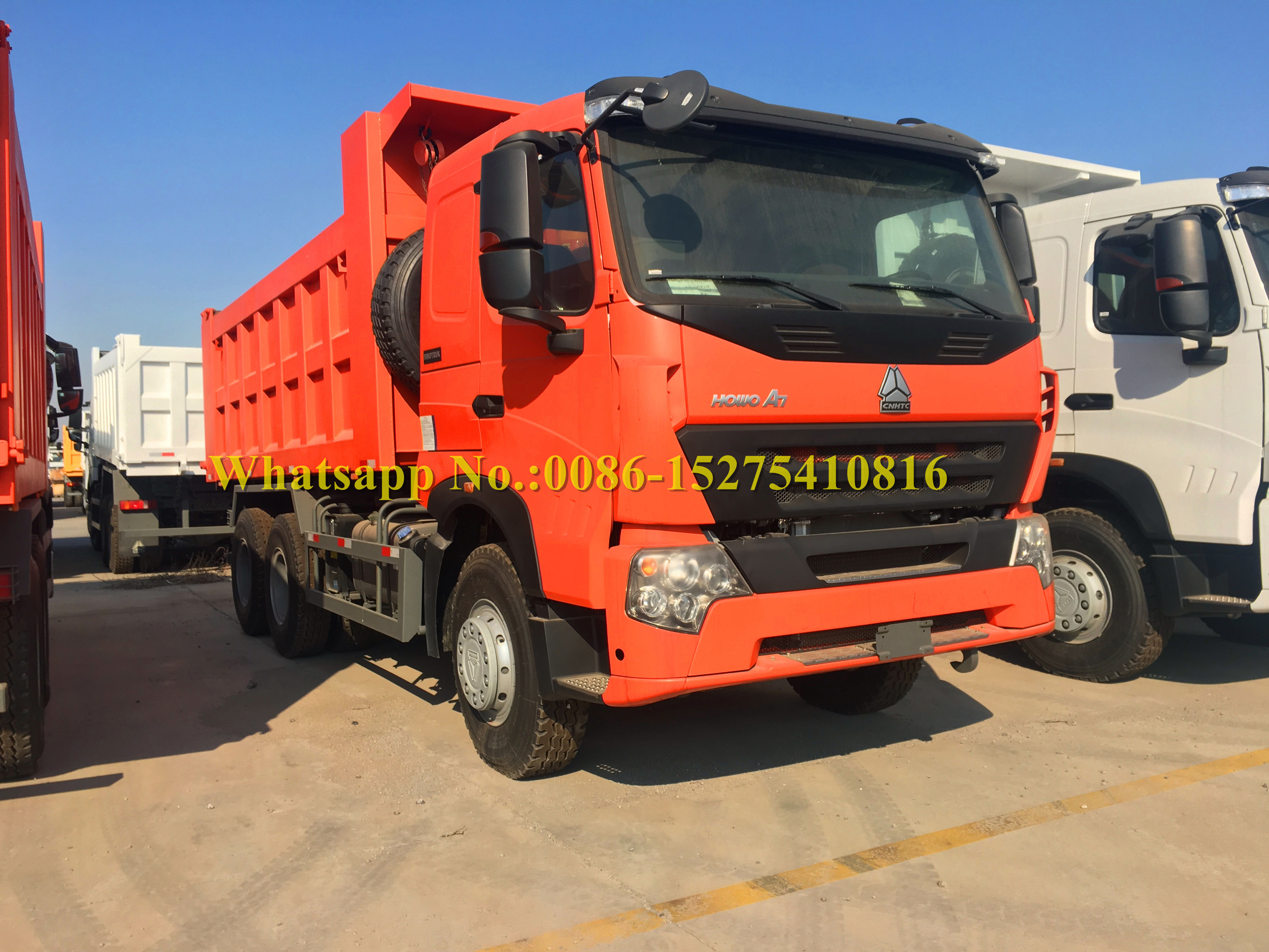 SINOTRUCK HOWO A7 371hp 6x4 10 wheeler Heavy Duty Mining Dump/ Dumper/Tipper Truck For Transporting sand stone mines