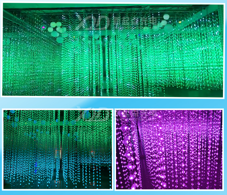 Waterproof 3D LED Pixel Light 50000 Hours Working Time For Amusement Decoration