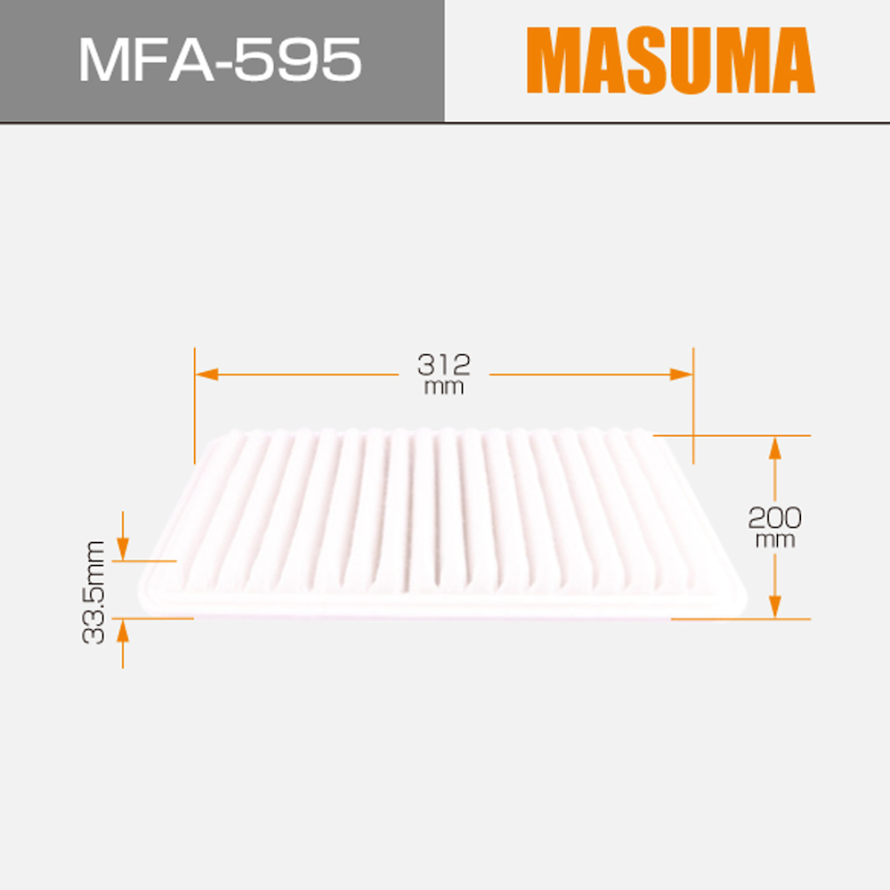 LA-420 MFA-595 MASUMA Auto Car Accessories Air Filter Z622-13-Z40 ZJ01-13-Z40 ZJ01-13-Z40-9A For MAZDA