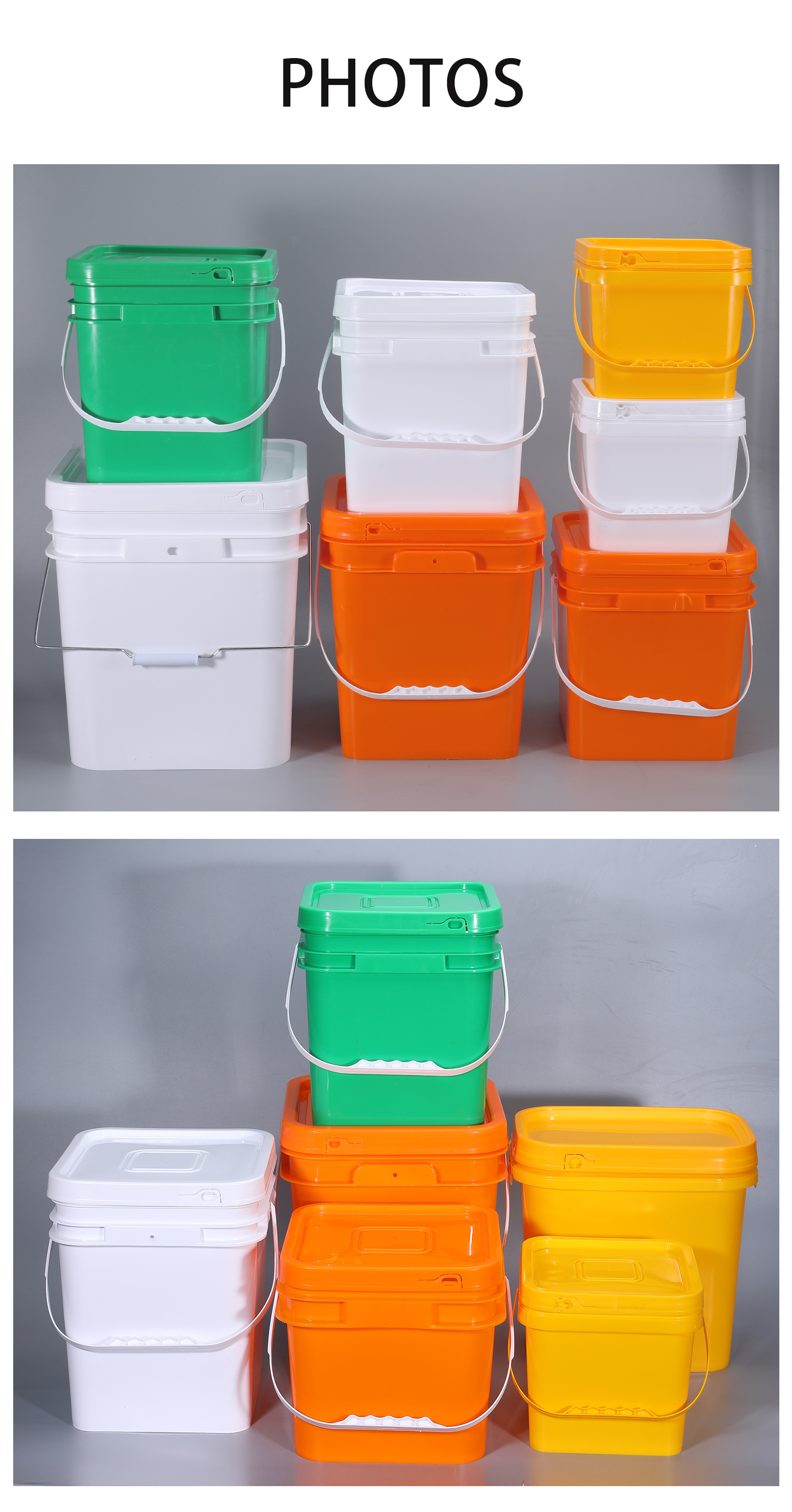 Food Storage Container Manufactured With Plastic And Customized Logo Printing