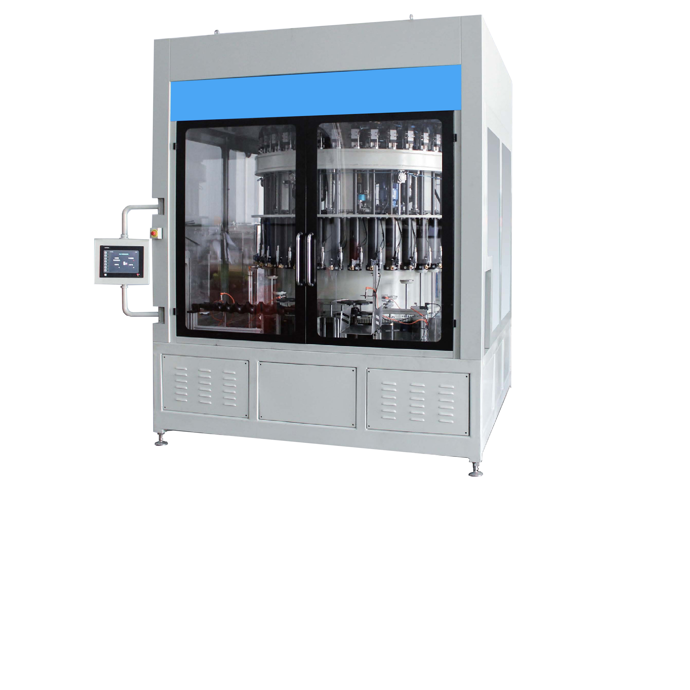 Automatic Tin Can Seamer Machine , 73mm Can Flanger Machine 550CPM