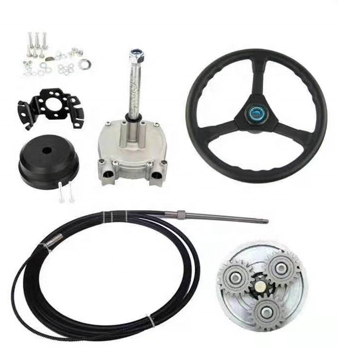 20kg Outboard Engine Steering System , 14ft Outboard Motor Remote Steering System