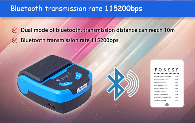 80mm Thermal Receipt Printer P810 With USB+Blue-Tooth Interafce