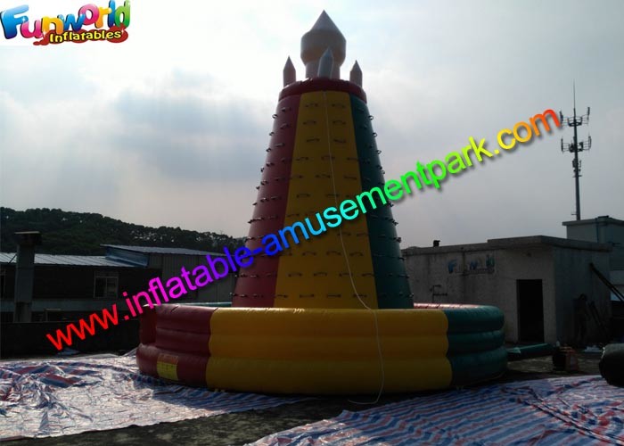 Waterproof Inflatable Climbing Wall , Customized Rock Mountain Climb Wall