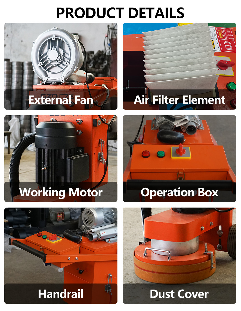 Floor Concrete Grinding Machine