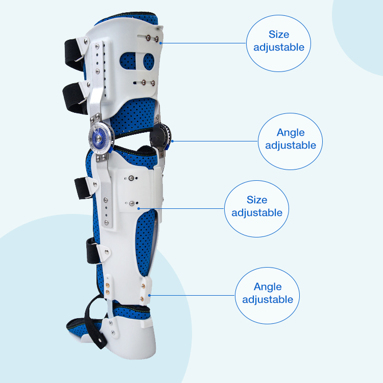 Hot Sale High Quality Fracture Knee Brace Rehabilitation Ankle Foot Orthopedic Orthosis