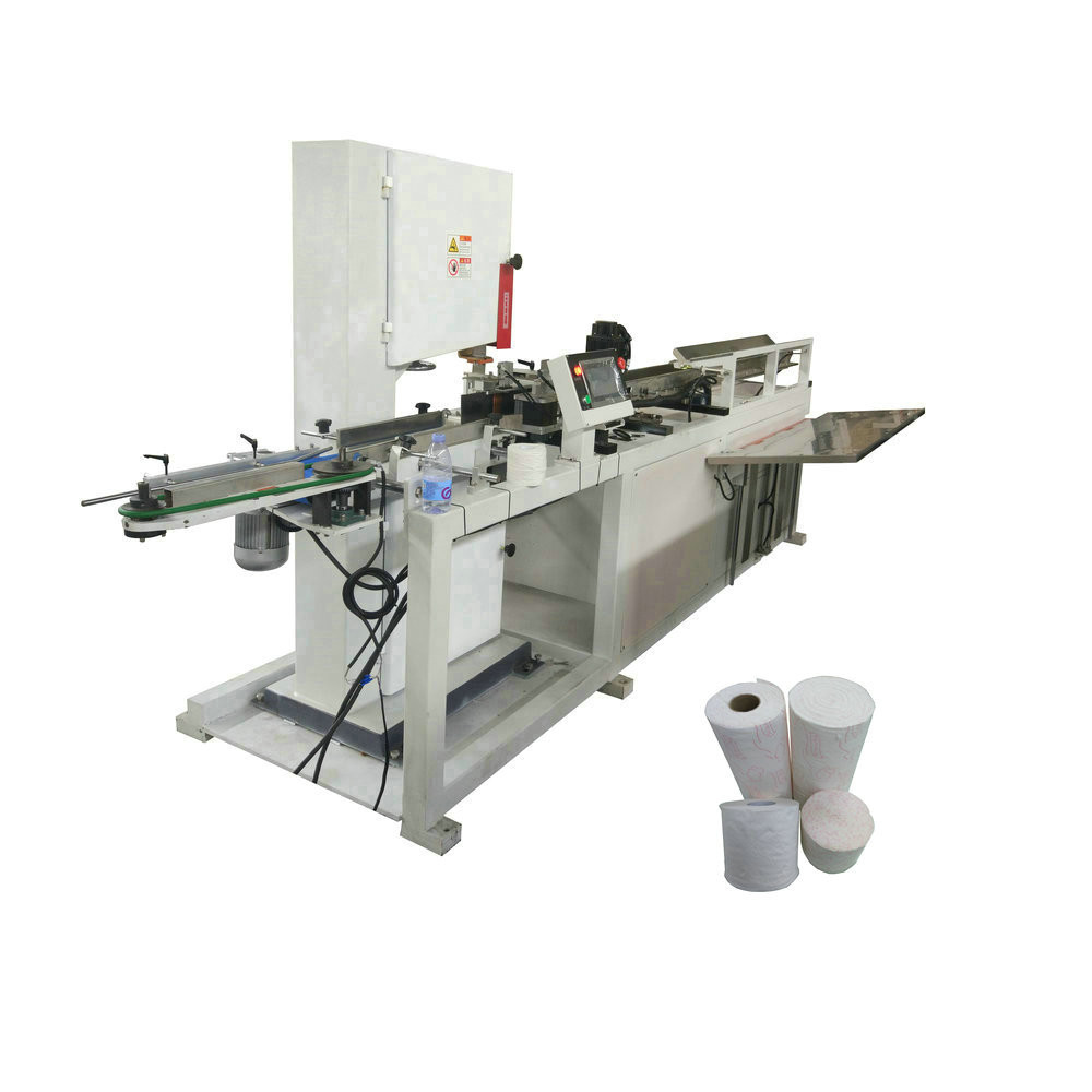 100cuts/Min Band Saw Toilet Paper Roll Cutting Machine Full Automatic