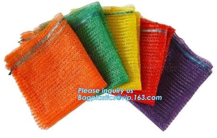 PE Knitted mesh bag and Raschel mesh bag,Factory Price Supply Plastic Pe Raschel Monifilament Date Mesh Net Bags, bageas