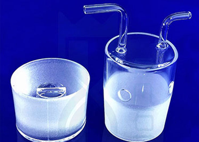 1100C Fused Silicon Science Lab Glassware 2.2g/Cm3 Transparent Glass Tube
