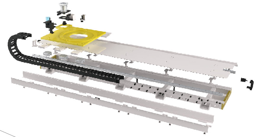 IRB1200 Heavy Duty Robot Tracks IRB1410 Dobot Linear Rail 2500kg Load