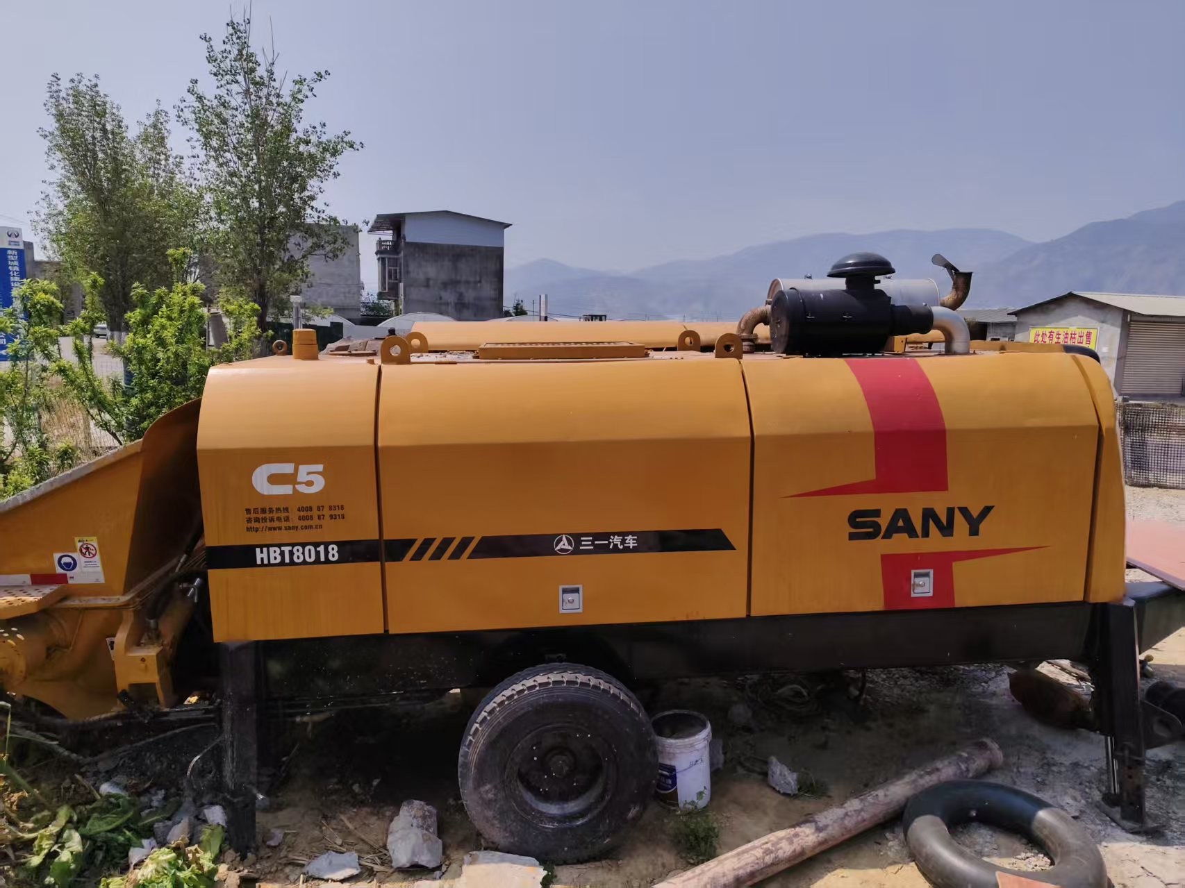 SANY 2021 Trailer Pump 8018 Construction Machinery Hydraulic System Automatic Piston Return