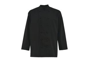 Buy cheap Long Sleeve Men'S Protective Work Clothing Black Chef Jacket Eco Friendly product
