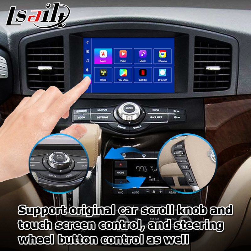 Android 13 System Wireless Carplay Interface For Nissan Quest RE52 Elgrand E52 2011-2020