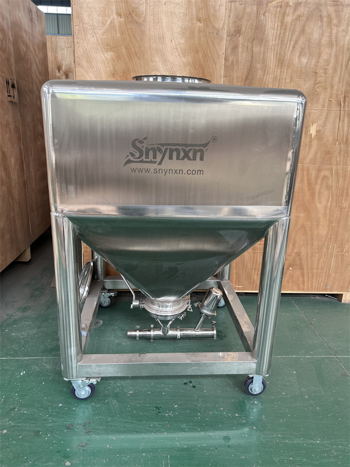 500 Lb Bin Replaceable Post Bin Blender Provides Mixing Blending Mixing Speed 3 R/min