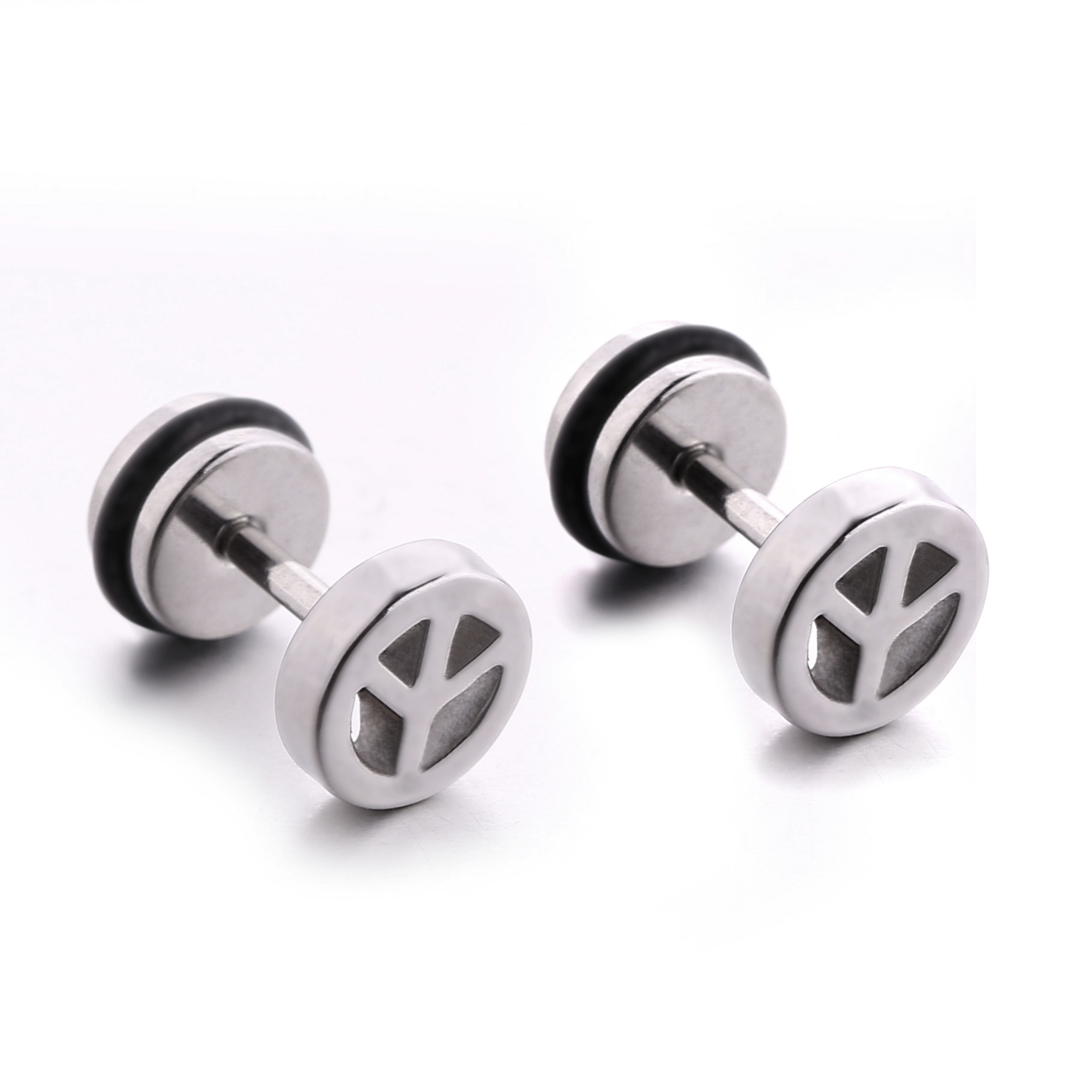 Wholesale fashion simple design small plane women ear stud earrings