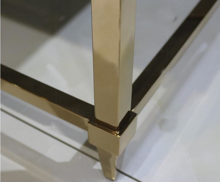stone top Brass stainless steel metal side table/End table/coffee table/C table, hotel furniture,casegoodsTA-0088