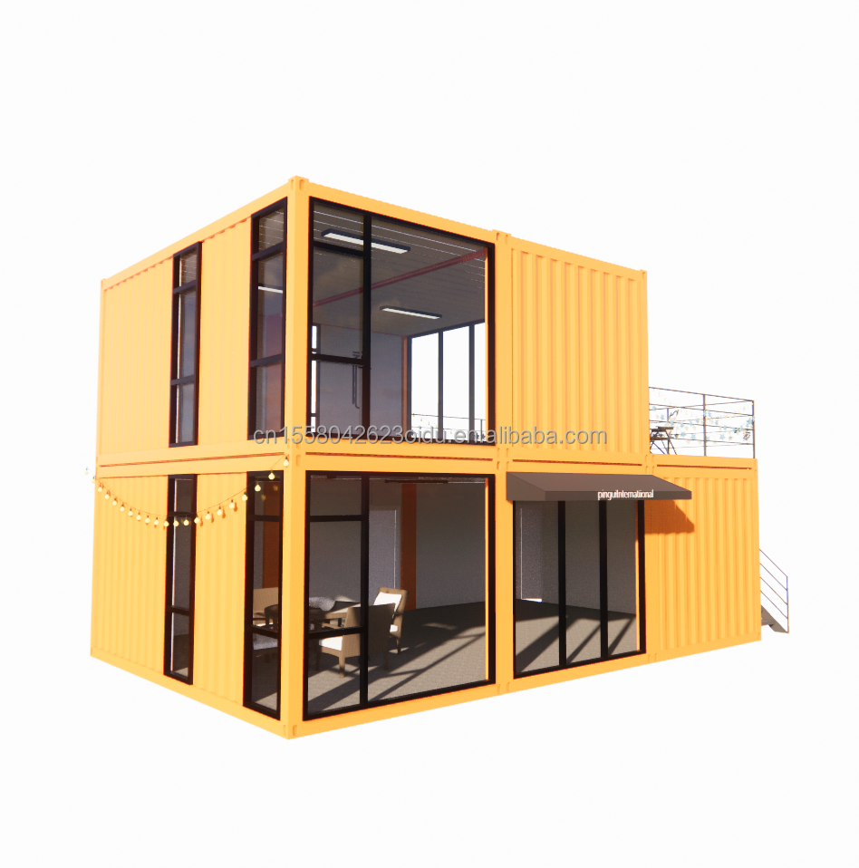 20ft Flat Packaging Sturdy and Durable for Bathroom Outdoor Container Storage Room Glass