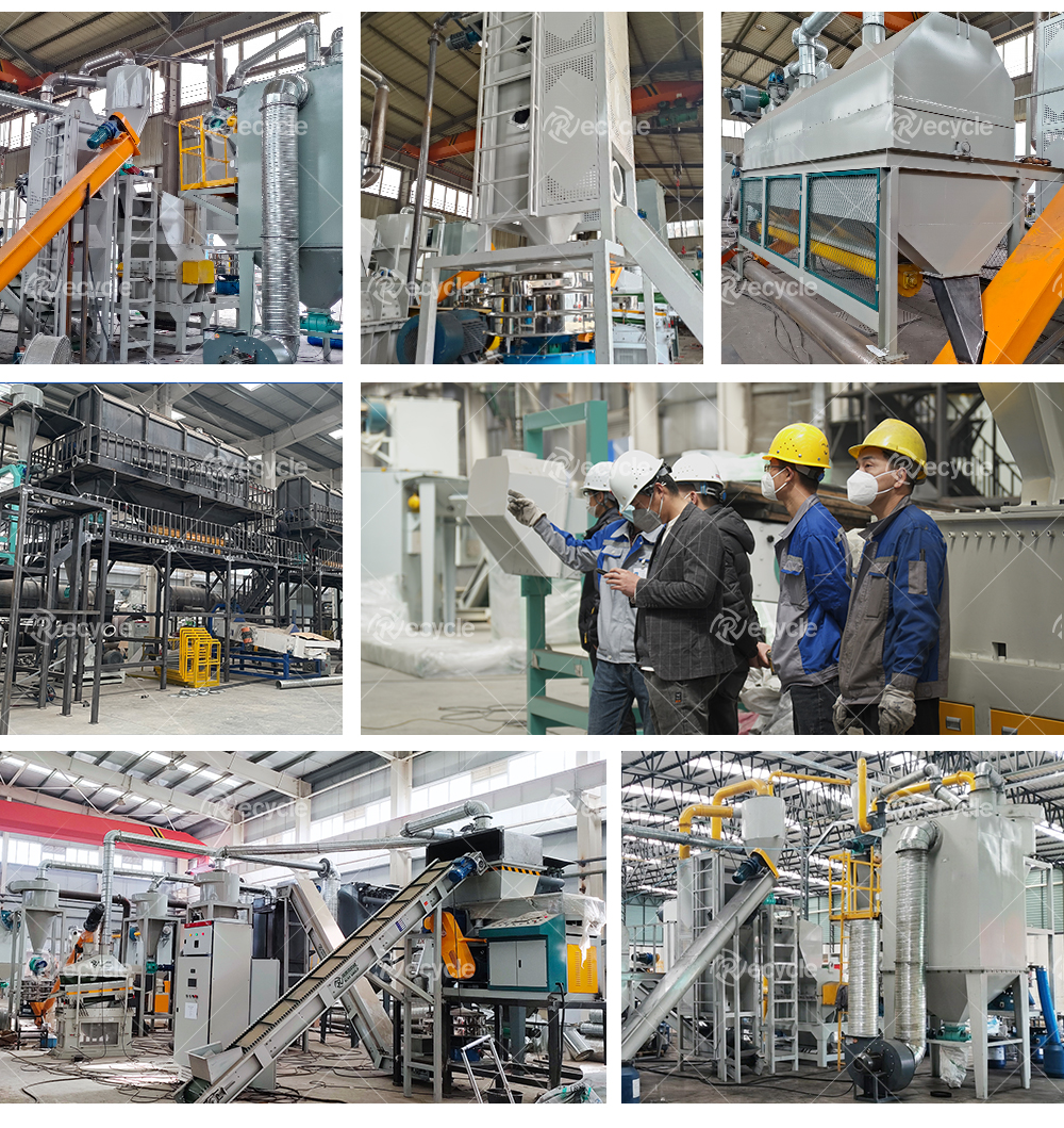 1Ton/H Car Battery Recycling Machine , E-Waste Lithium Battery Recycling Line