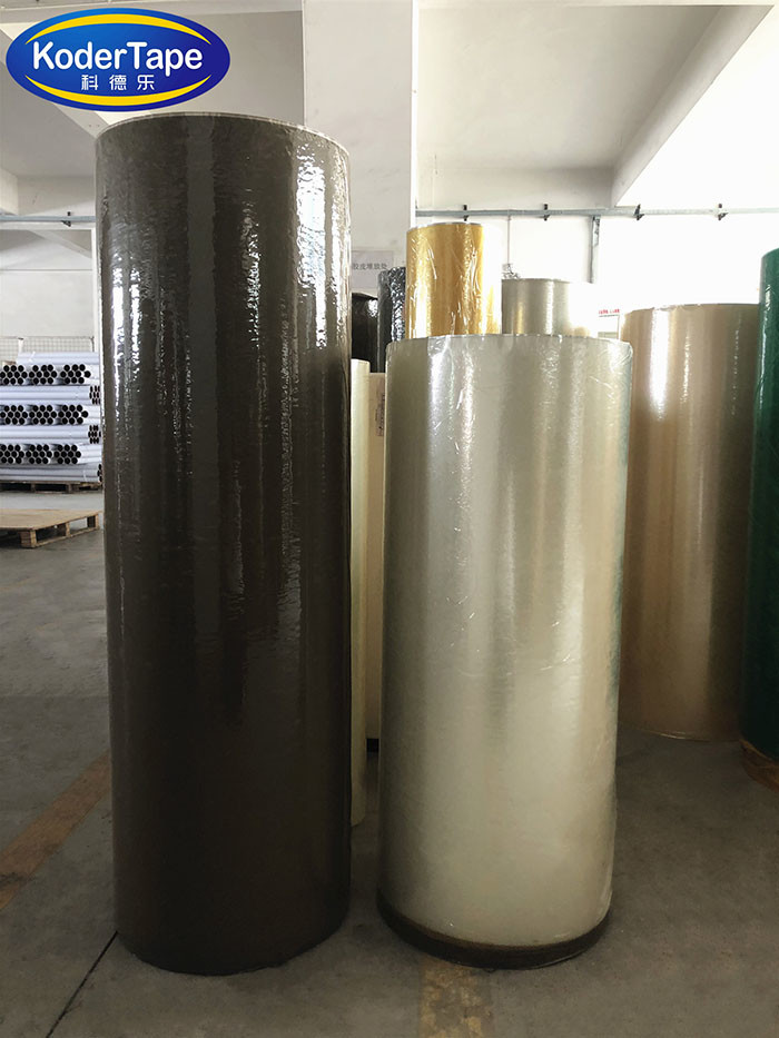 Clear Bopp Pressue Sensitive Acrylic Adhesive Tape Jumbo Rolls 1280mm*4000m