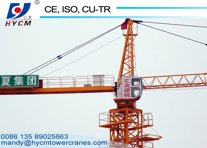 6ton Hydraulic Fixed and External Climbing 40m Height QTZ80(5612) Tower Crane