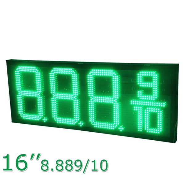 Quality 32" RS422 5500nits Led Gas Station Signs Waterproof IP65 for sale
