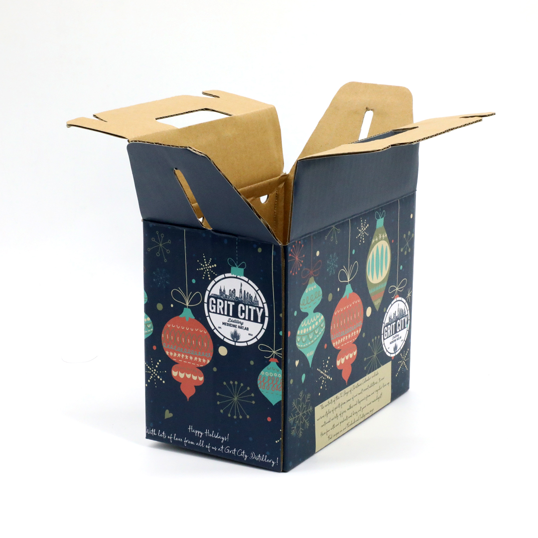 Matt Lamination Rigid Cardboard Luxury Handbag Packaging Box For Red Wine Shipping