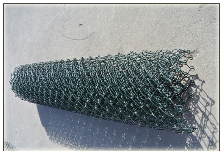 Chain Link Helideck Mesh diamond mesh fencing galvanized wire powder coated chain link fence