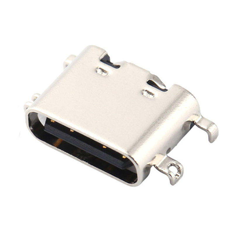 USB-20C-F-06C16 USB Type C Top-mount Receptacle DIP+SMT Solder Type