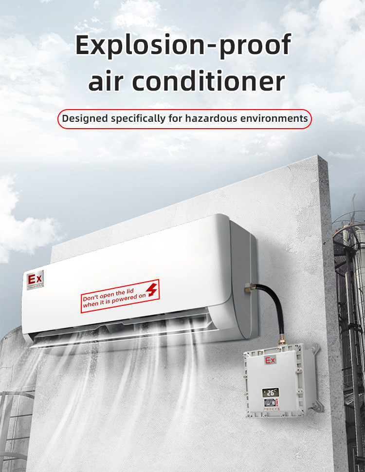 Explosion-proof Series Wall-mounted Air Conditioners 1120w Heating Power
