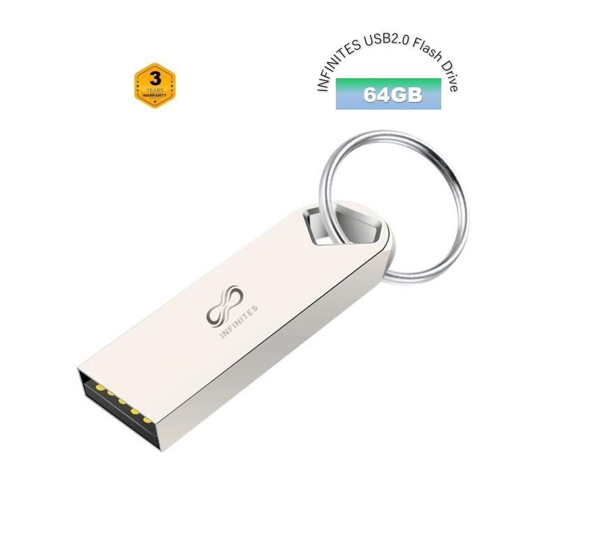 Infinites 32GB USB 2.0 Flash Drive No Software Installation Required Plug and Play