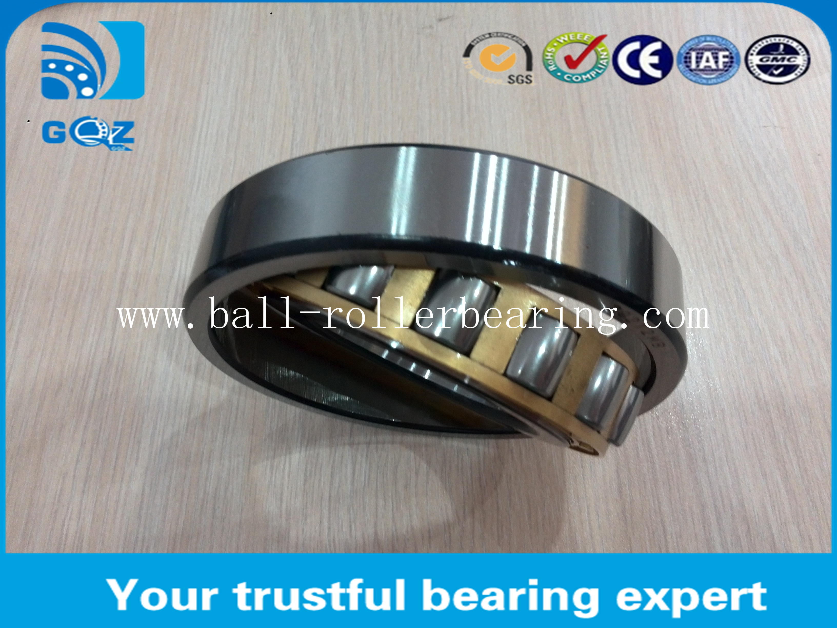 Polyamide Cage 20208-TVP Spherical Roller Bearings Durable 40 X 80 X 18 mm