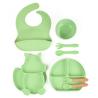 Buy cheap Green Weaning Suction Set BPA Free Weaning Sets Silicone from wholesalers